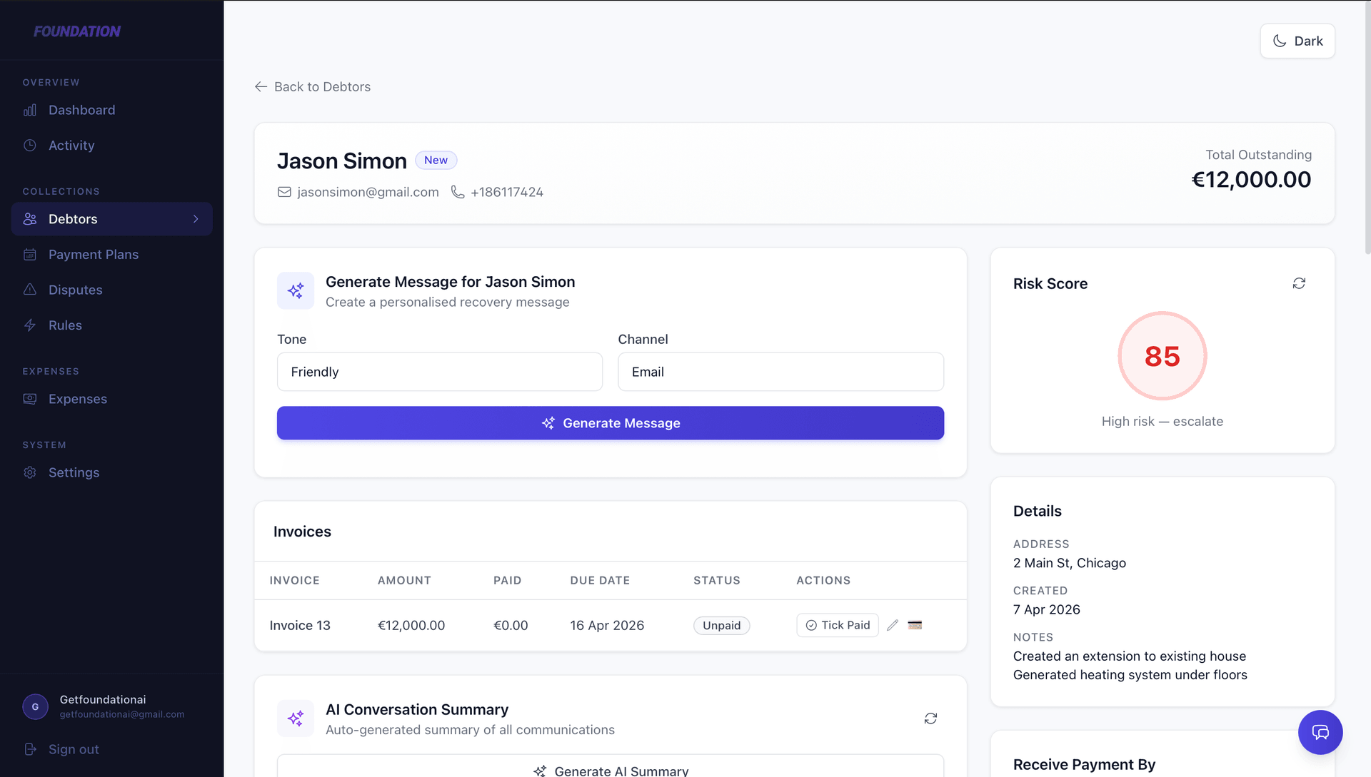 Quote builder on mobile