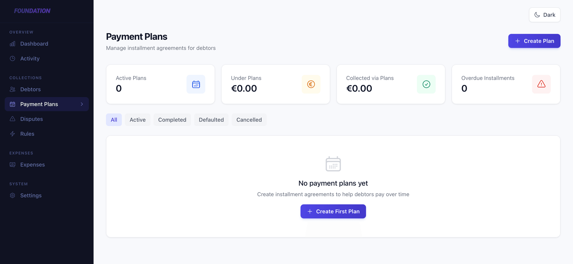 AI chase dashboard